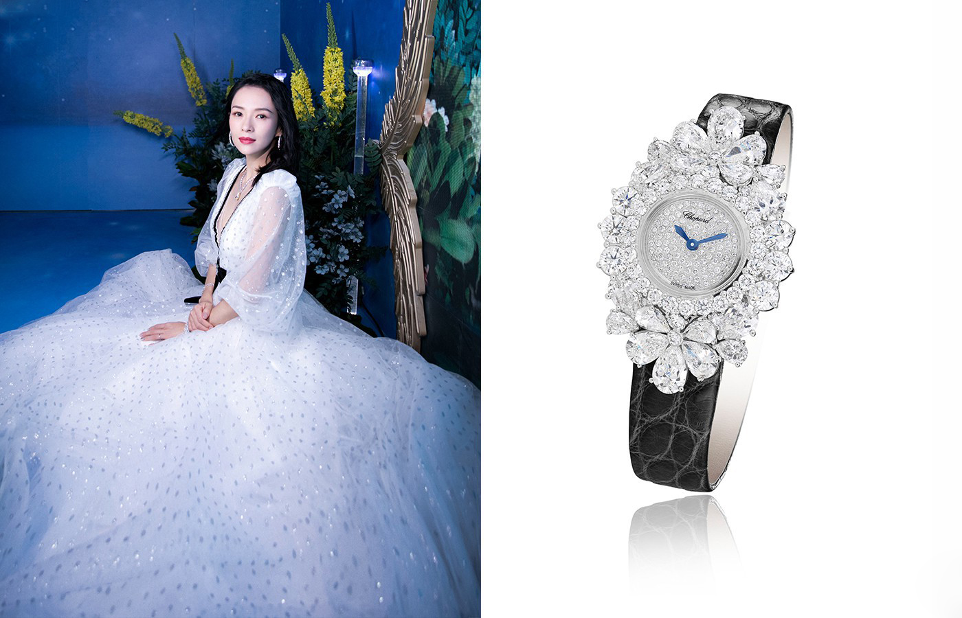 蕭邦全球品牌大使章子怡優雅亮相